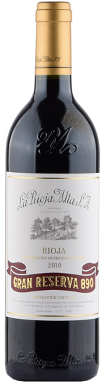 2010 La Rioja Alta, Rioja Gran Reserva "890"