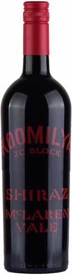 2021 Koomilya, Shiraz "JC Block"