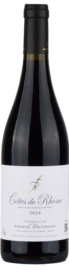 2024 Franck Balthazar, Cotes du Rhone