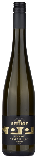 2021 Seehof, Auslese "Westhofen - Fass 12" *ETIKET