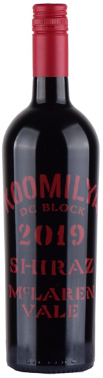 2019 Koomilya, Shiraz "DC Block"